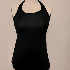 Black workout pull over shirt